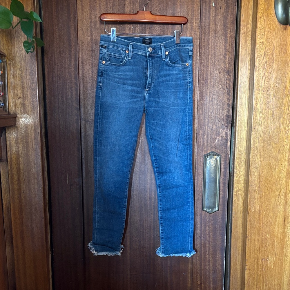 Citizens of humanity rocket skinny jeans crop/ankle size 28